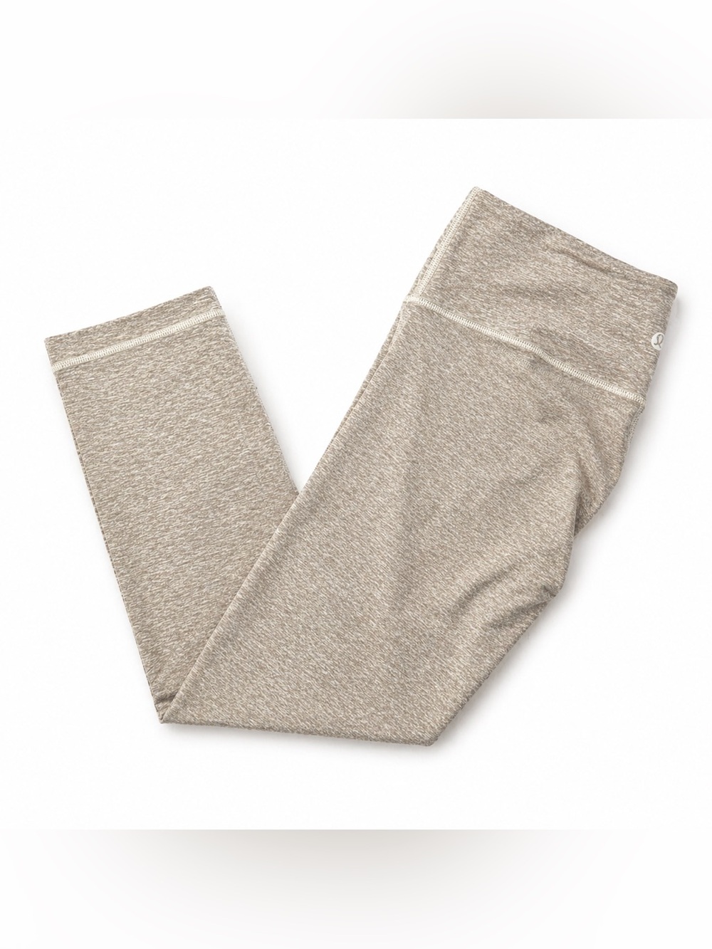 Lululemon Wunder Under Crop Leggings Size 6 High Rise Yoga Pants Gray